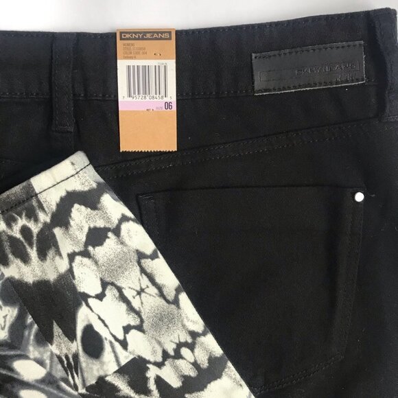 Dkny Jegging Artist Pant Modern Print Sz 06 Animal Print - Picture 4 of 5